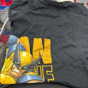Marvel Black and Yellow Wolverine Short Sleeve Tee